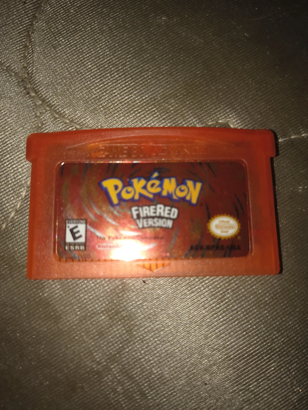Pokemon FireRed Version Game Boy Advance Game Cartridge