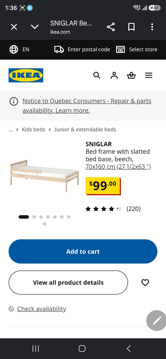 IKEA Toddler Bed with Optional Mattress – Excellent Condition - photo 2