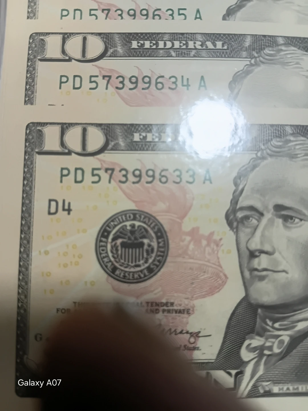7x $10 american Dollar Bills - photo 2