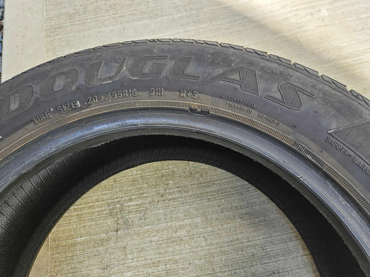 2 Douglas All Season Tires 205/55R16 - photo 4