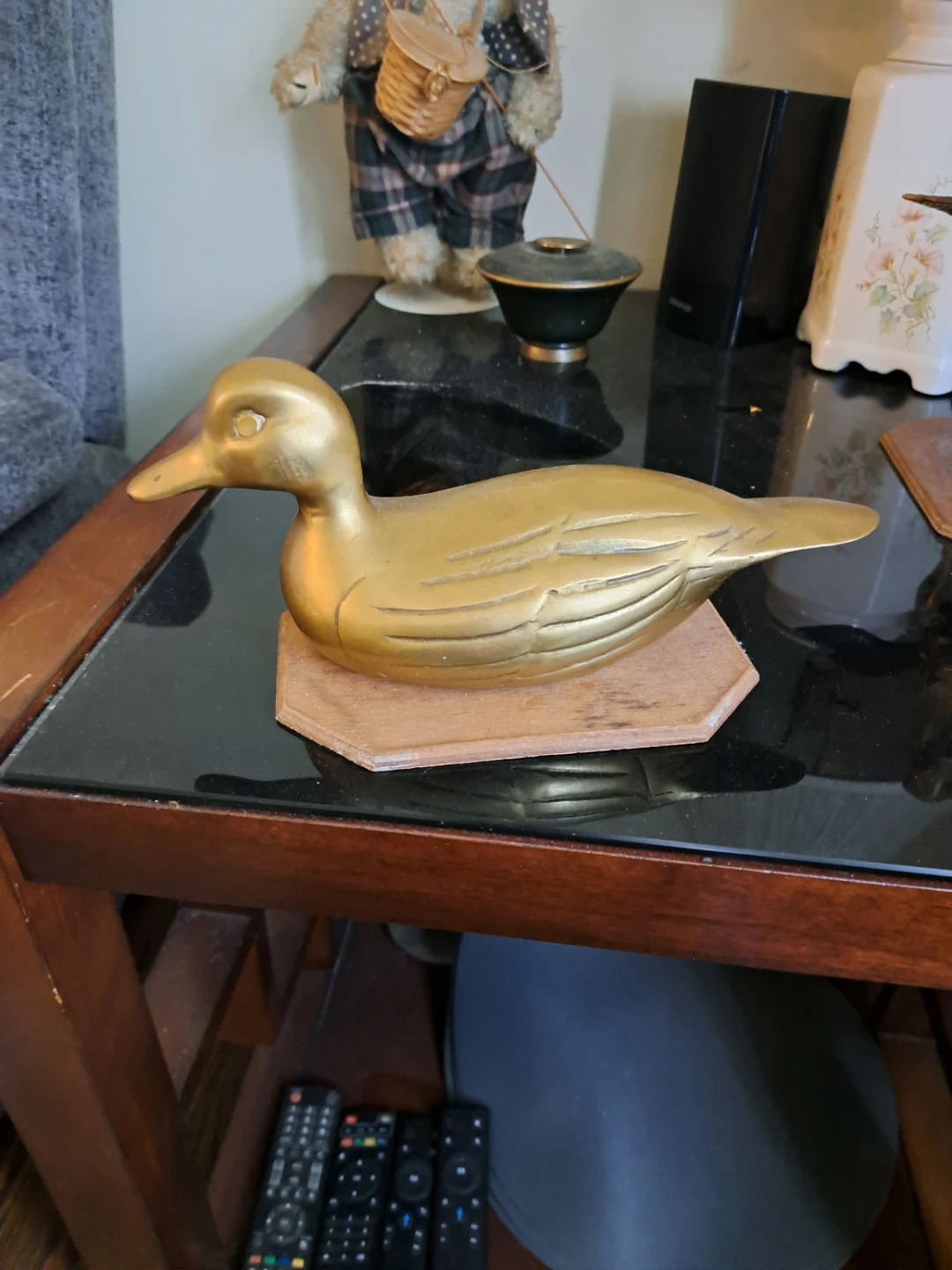 Brass Decorative Duck Figurine