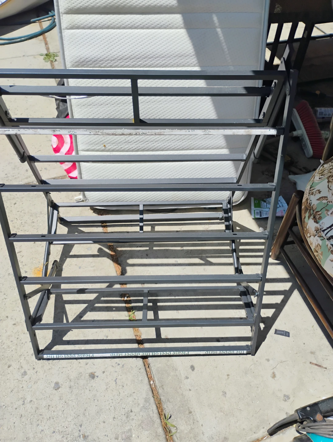 Twin Mattress and Metal Bed Frame