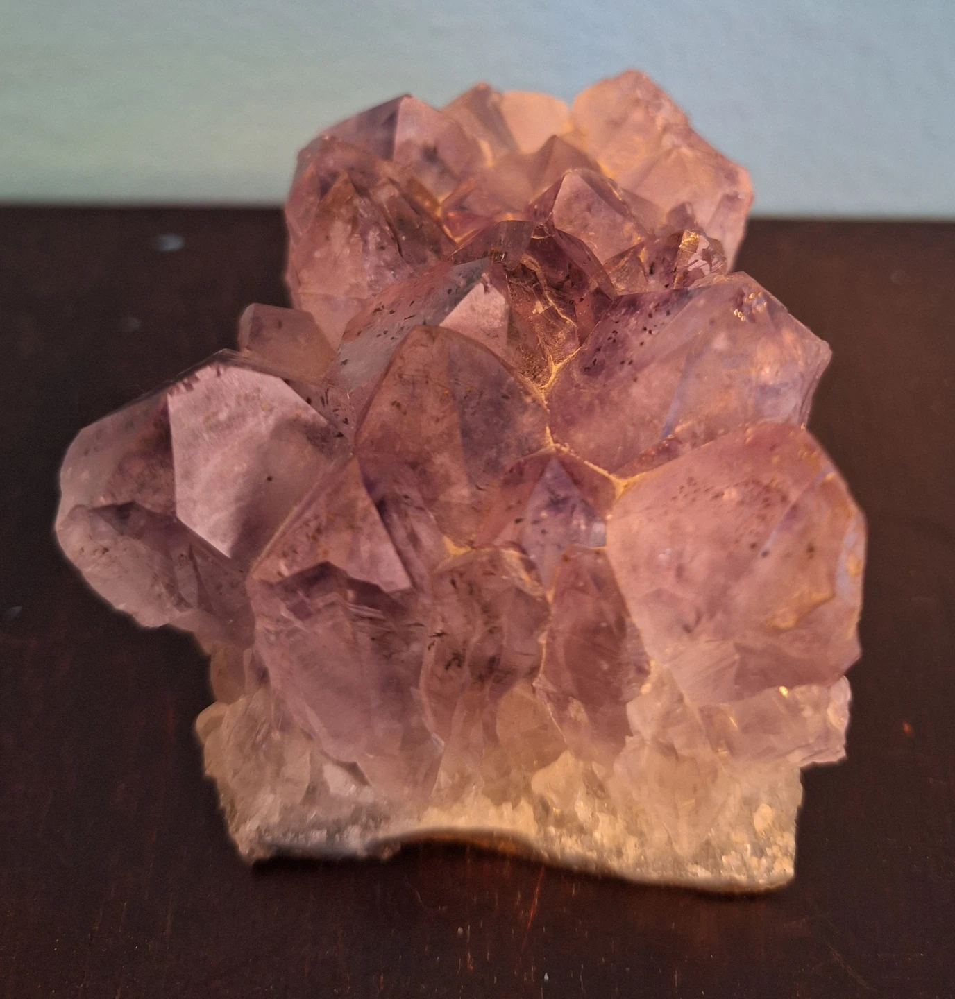 Amethyst Crystal Cluster Geode - photo 2