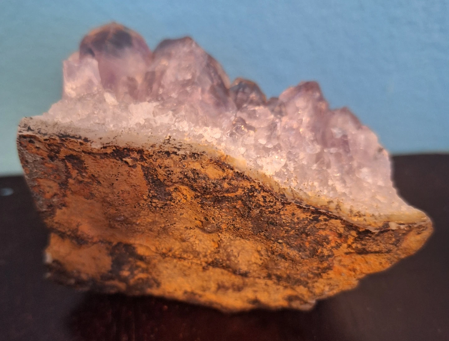 Amethyst Crystal Cluster Geode - photo 5