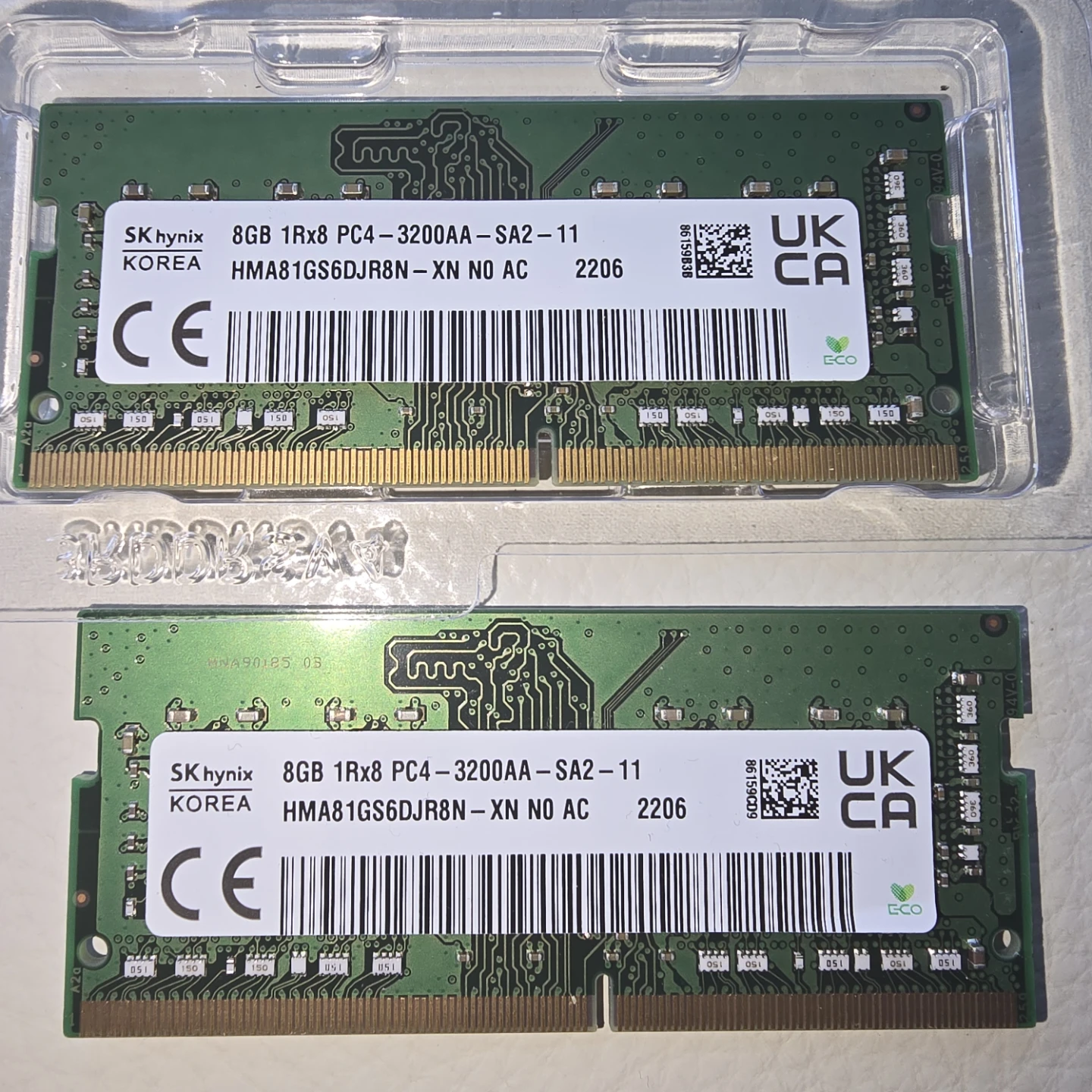 SK hynix 16GB(2×8 GB) DDR4 PC4-3200AA RAM Stick - photo 3