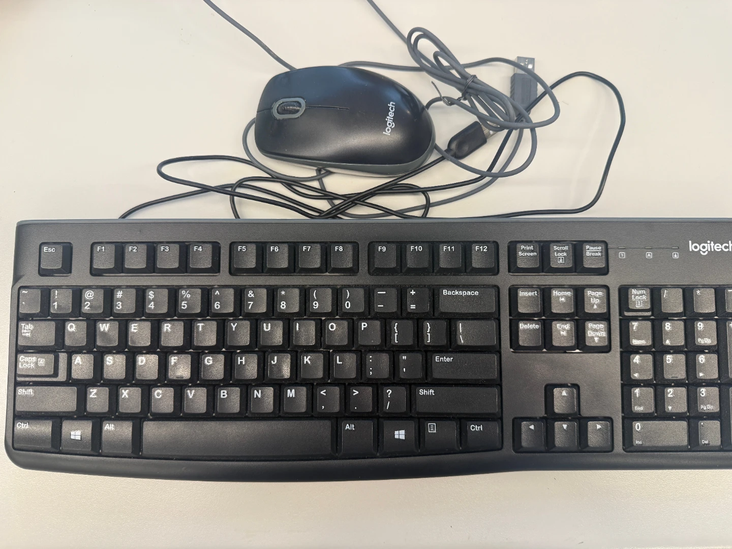 Logitech Wired Keyboard and Mouse Combo k120