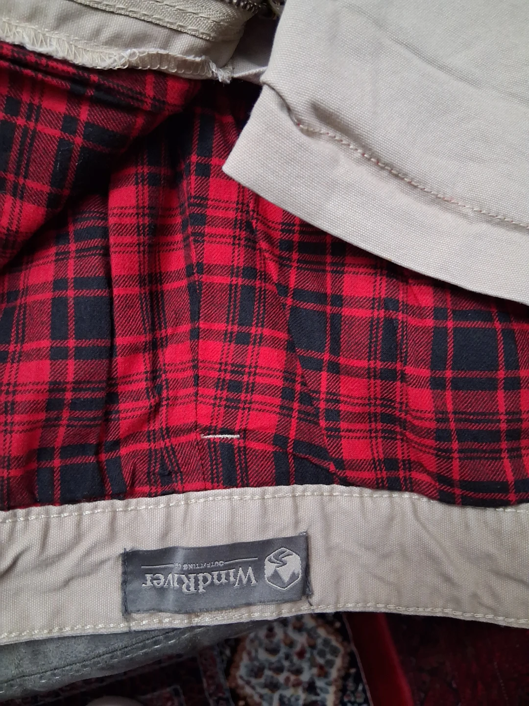 WindRiver Khaki Pants with Plaid Lining 38x32 - photo 4