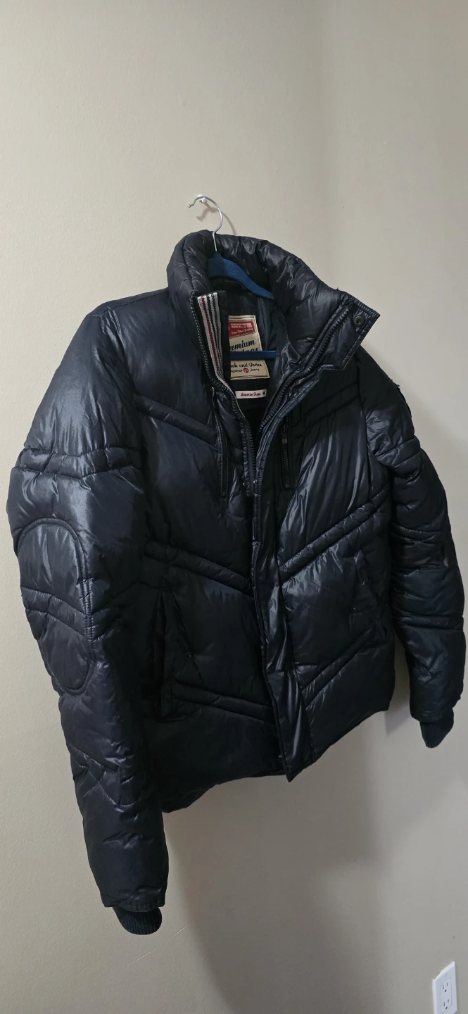 Jack and Jones Premium Vintage Puffer Jacket Size M
