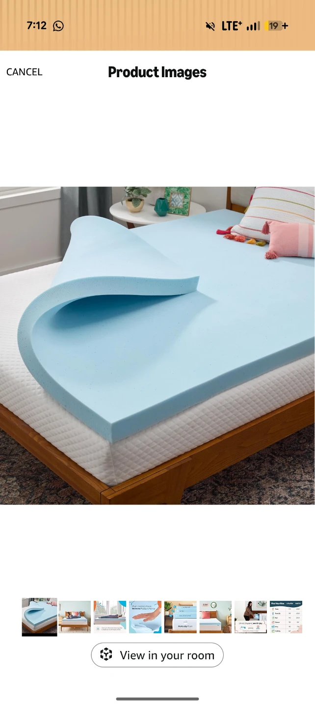3-inch King Size Memory Foam Mattress Topper - photo 2