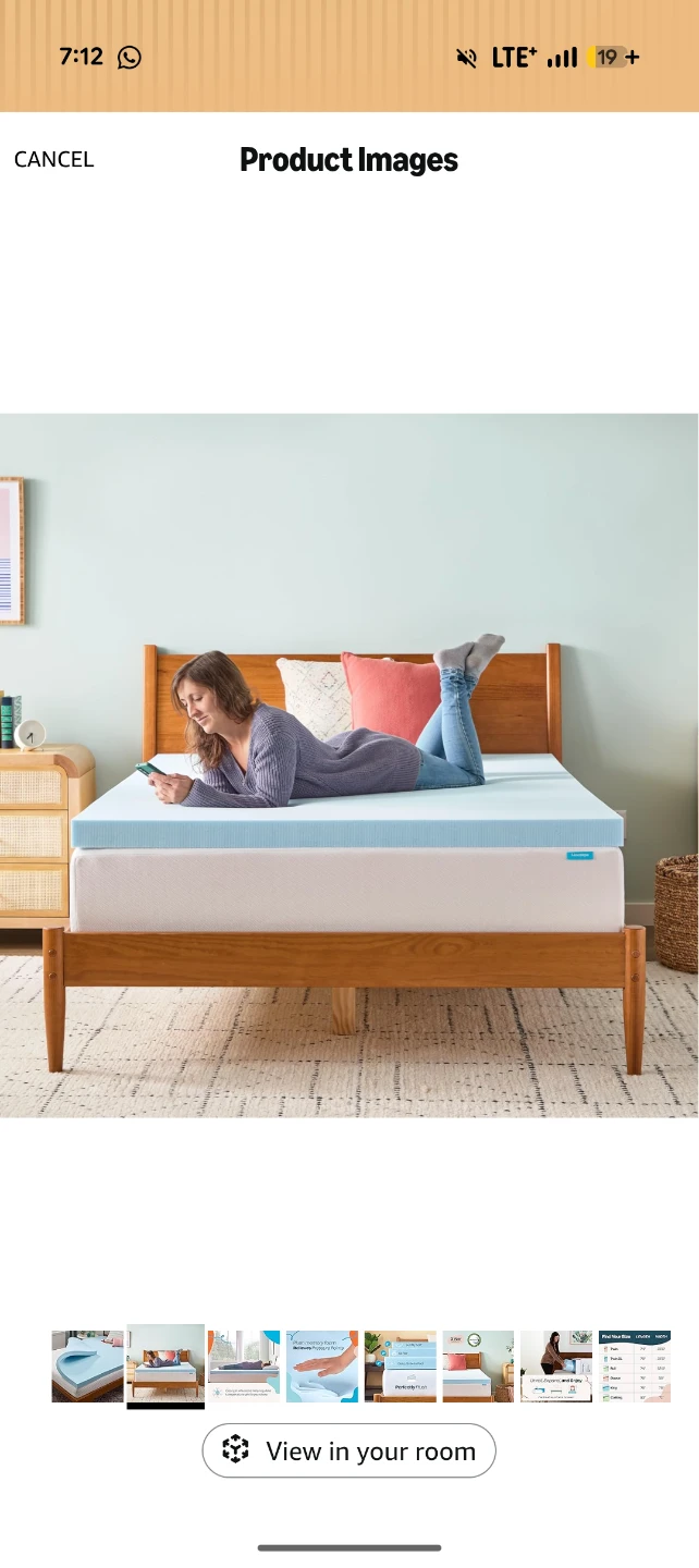 3-inch King Size Memory Foam Mattress Topper - photo 3