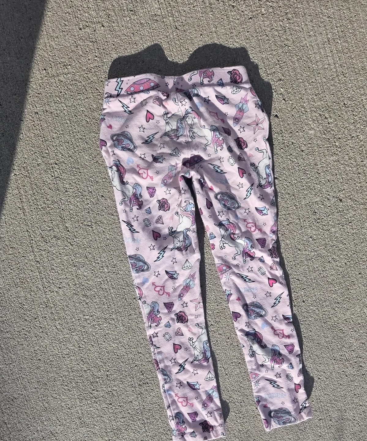 The Children's Place Pink Unicorn Print Leggings