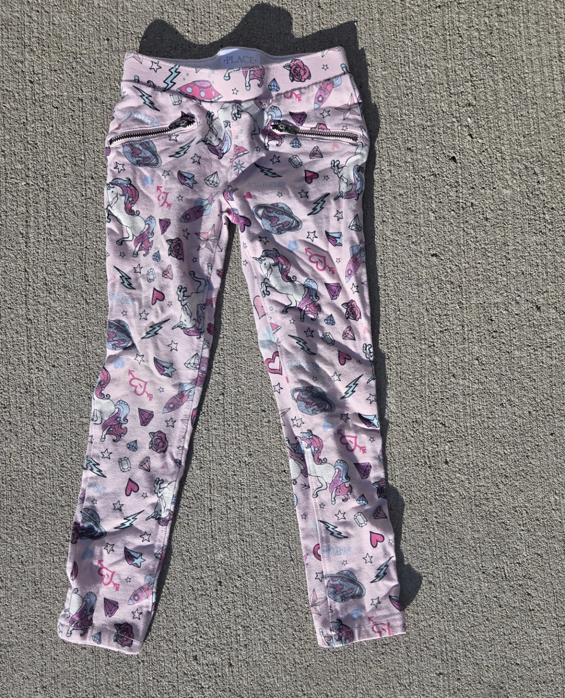 The Children's Place Pink Unicorn Print Leggings - photo 2