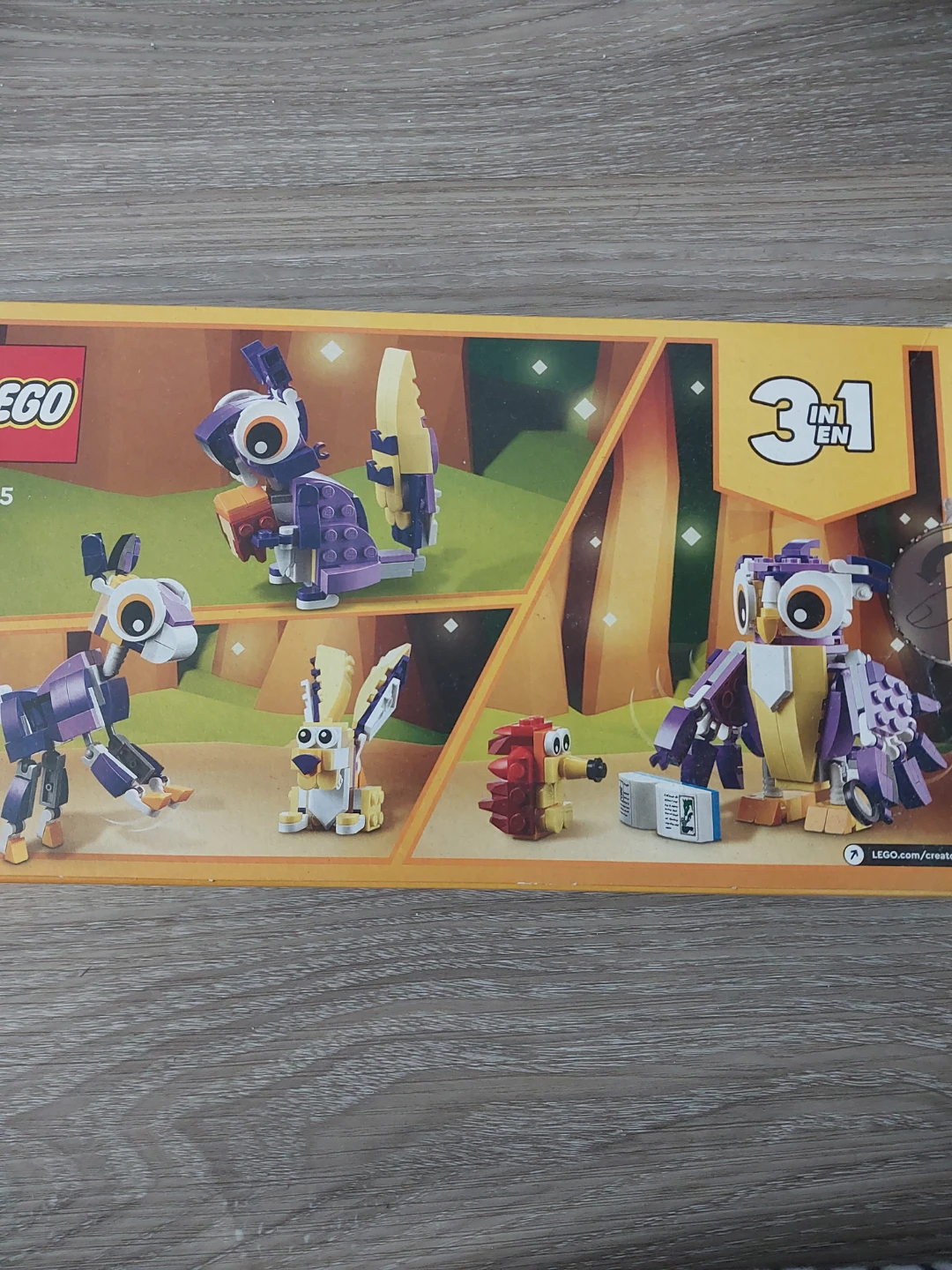 LEGO Creator 3-in-1 Fantastical Forest Creatures Set 31125