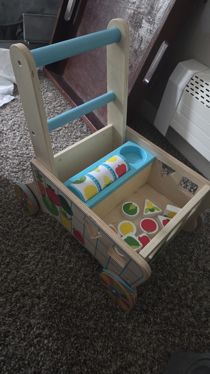 Melissa & Doug Wooden Baby Walker