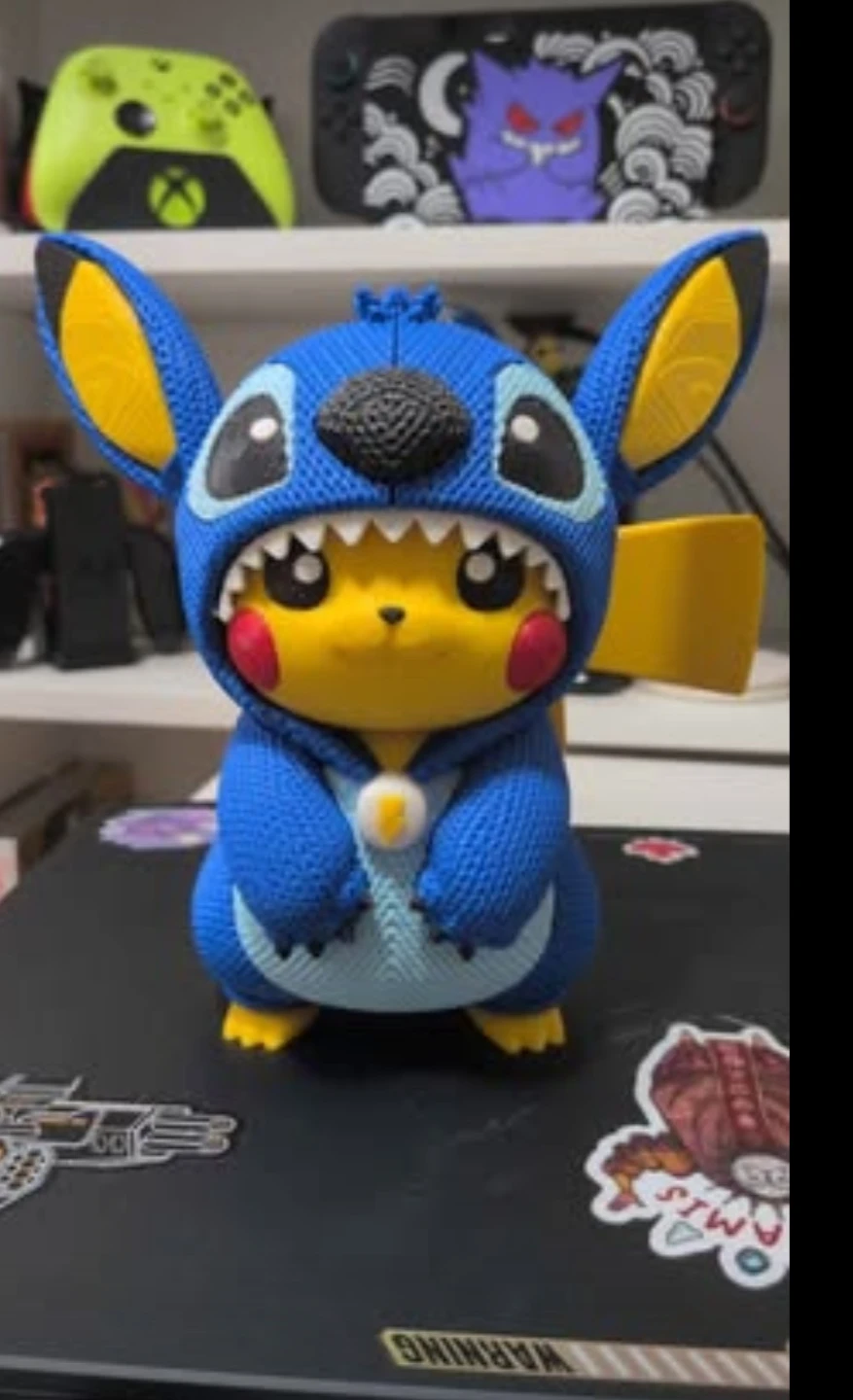 Pikachu Stitch Crossover Figurine - photo 2