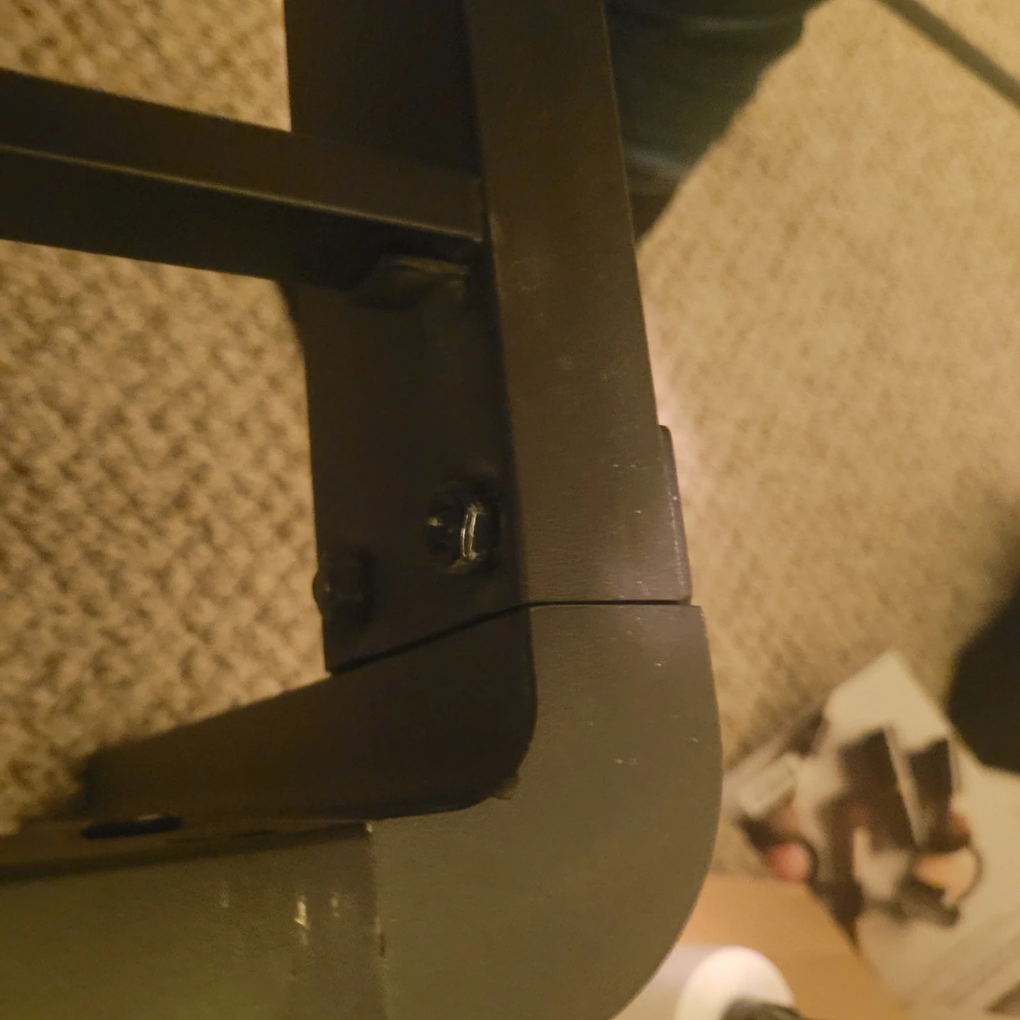 Solid king size metal bed frame - photo 5