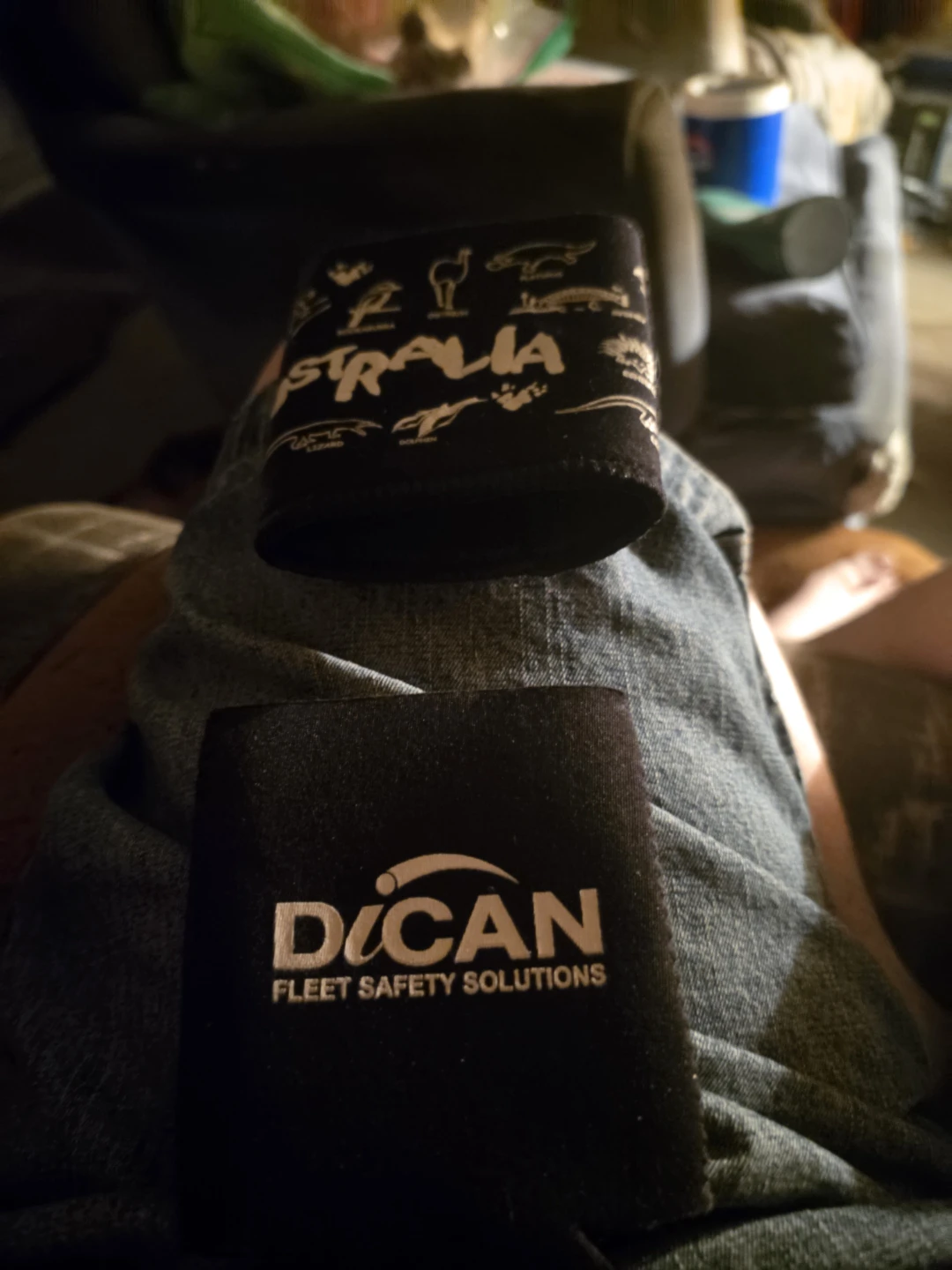 Koosie set: Australia themed and DiCan Fleet Safety Solutions
