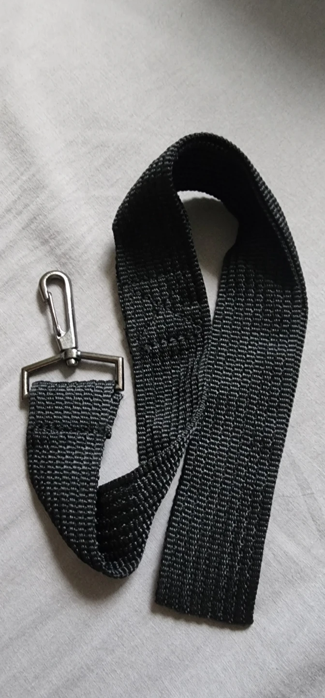 Black Nylon Strap with Metal Clasp⚽