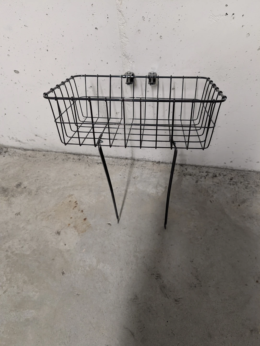 Black Wire Bike Basket