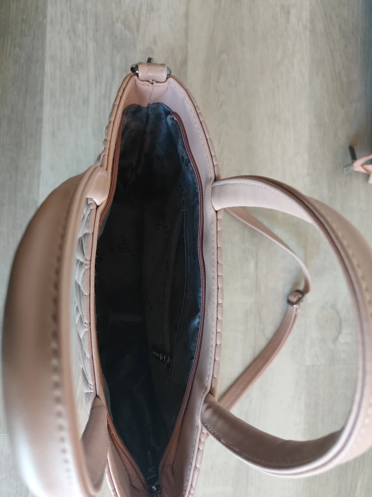 BOSSAR Pink Quilted Tote Bag Set - photo 4