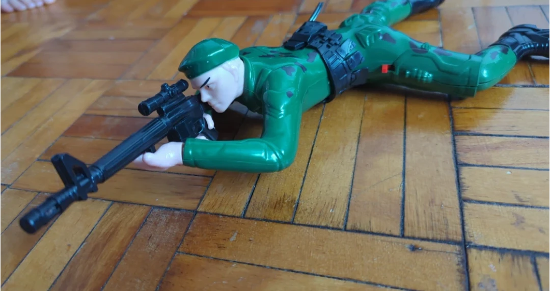 Toy Soldier Action Figure with Rifle