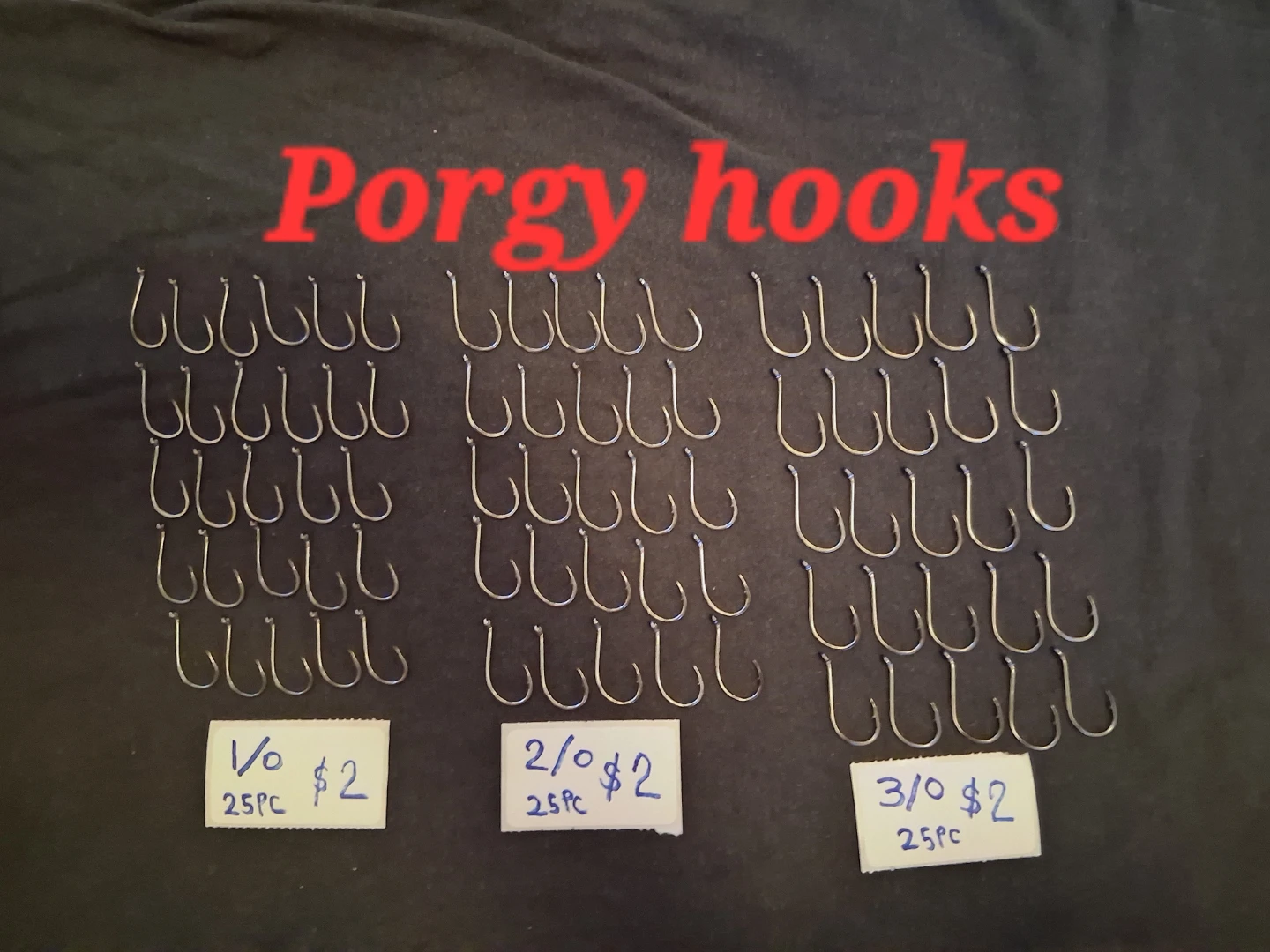 Porgy Fishing Hooks
