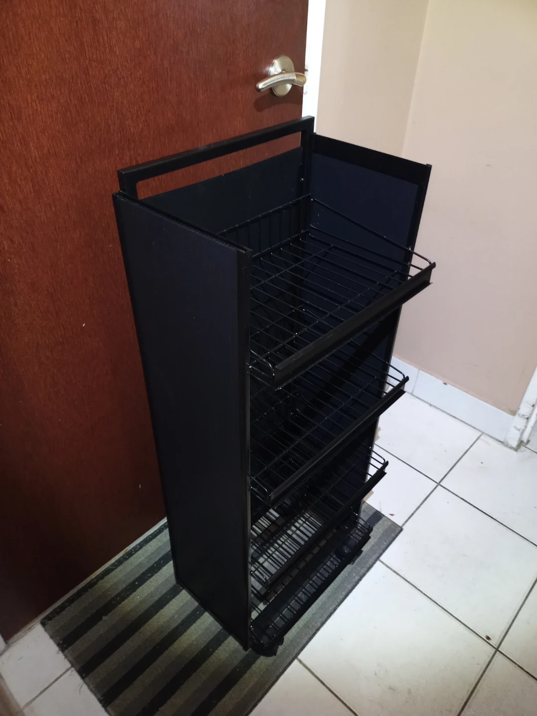 ⚽ 4 Tier Metal Shelf With Swivel Locking Wheels - New! - photo 2