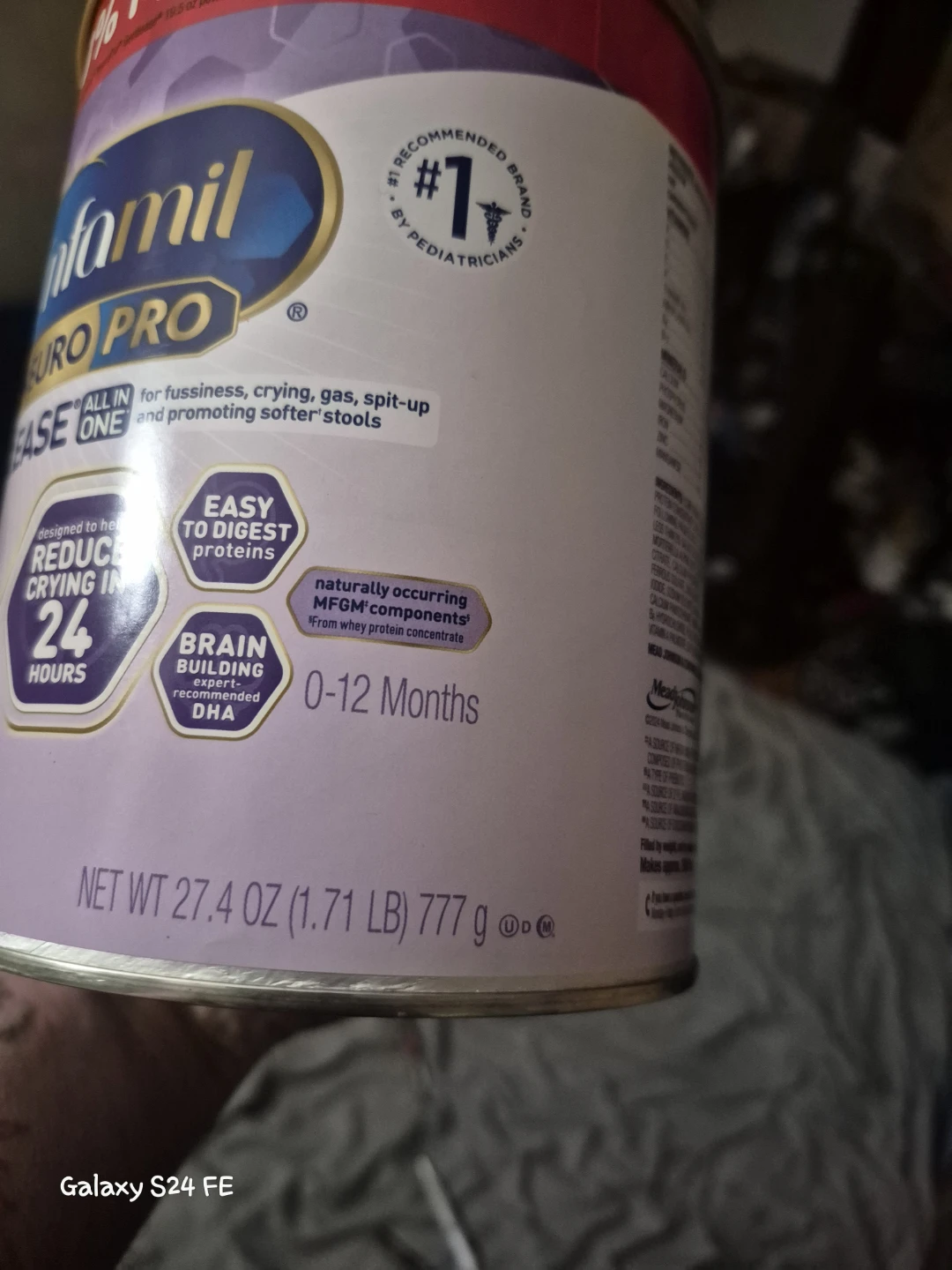 Exp: 6/1/2027 Enfamil NeuroPro Gentlease Infant Formula 27.4 oz - photo 2