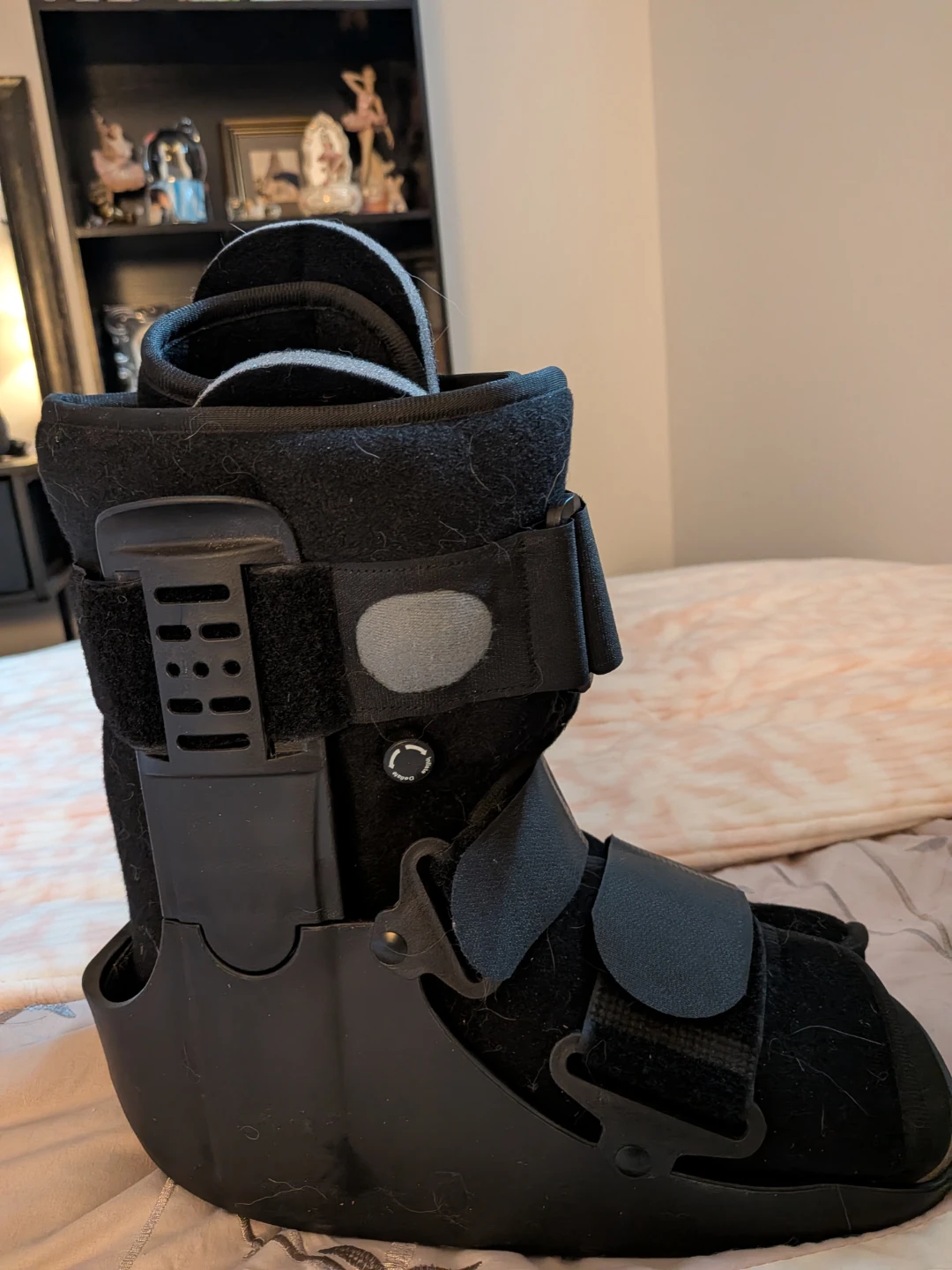 Black Walking Boot - Size M