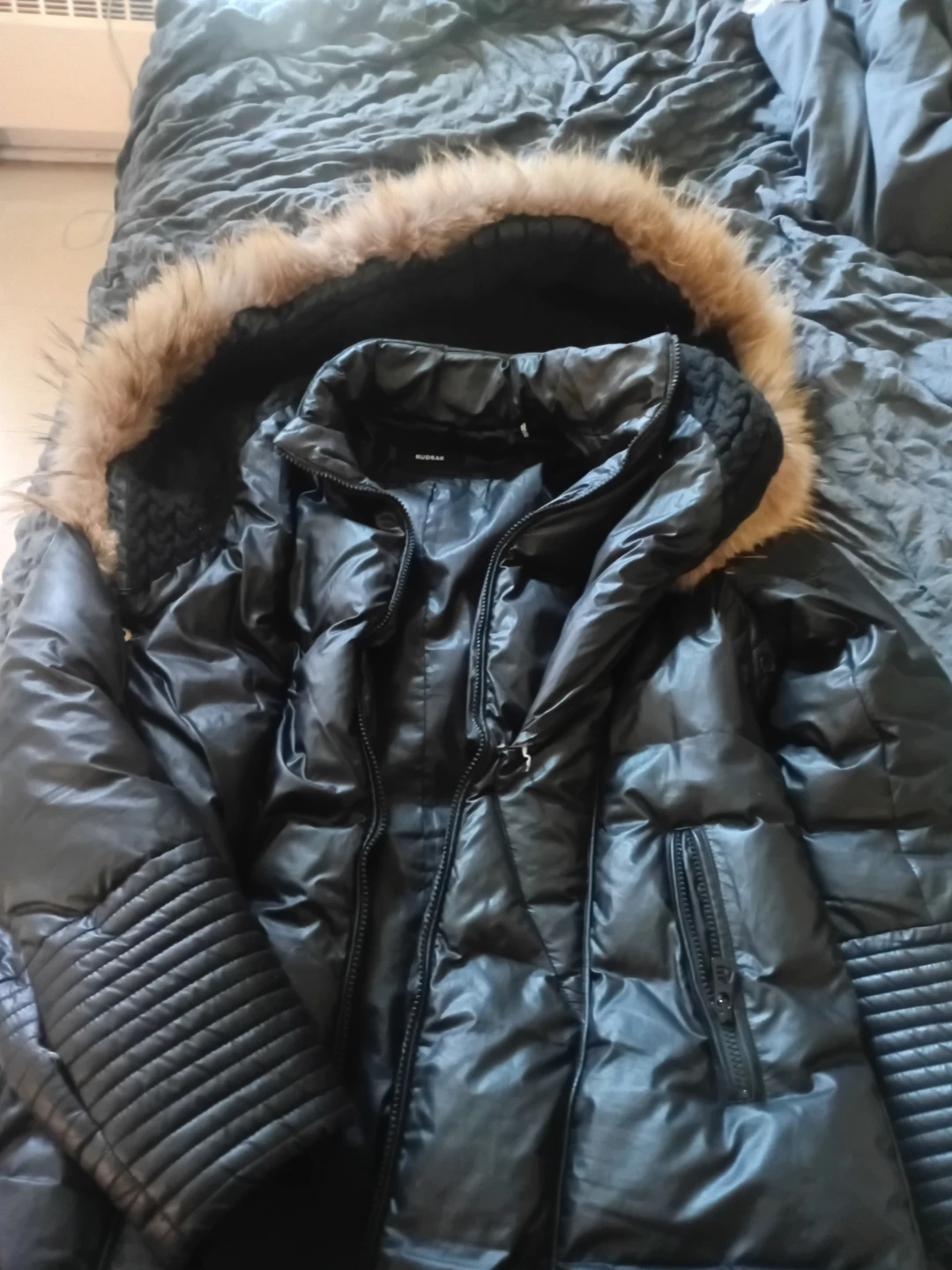 RUDSAK Puffer Jacket with Fur Hood