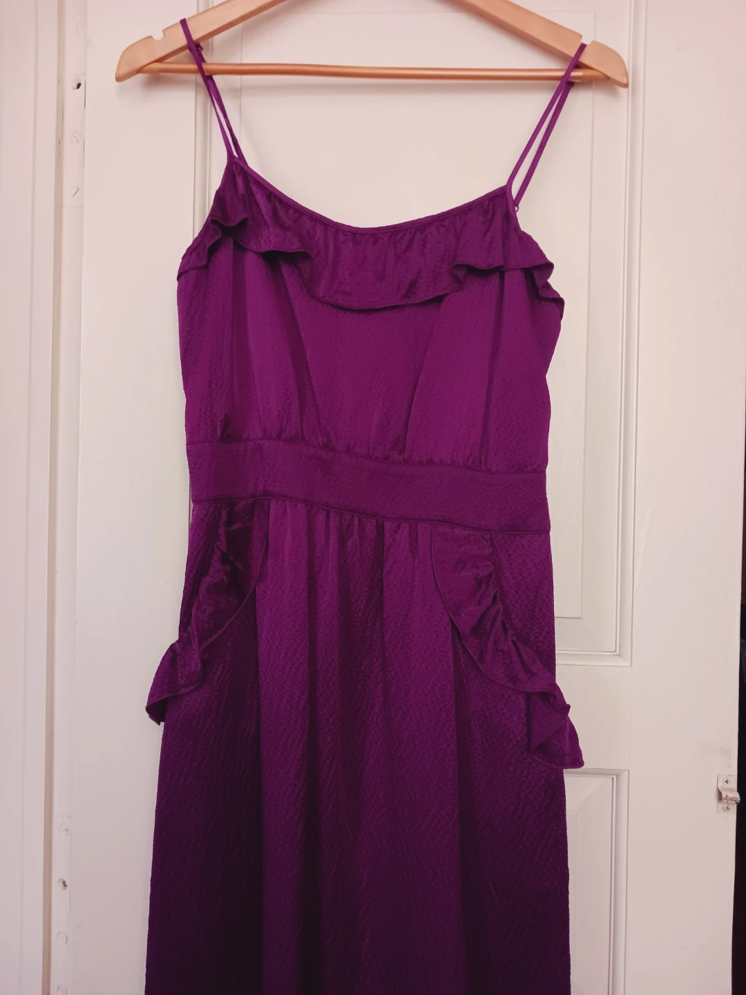 MARC BY MARC JACOBS Purple Ruffle 100% Silk Dress. 10. - photo 5