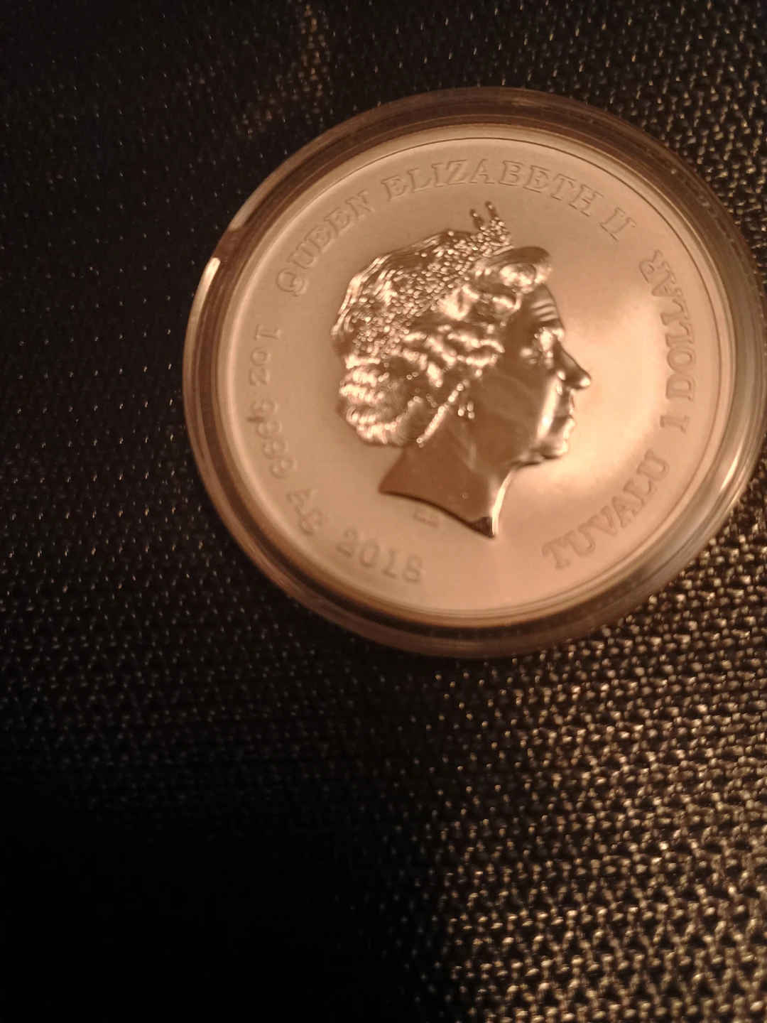 Tuvalu 2018 1oz 999 Ag Thor Coin - photo 4