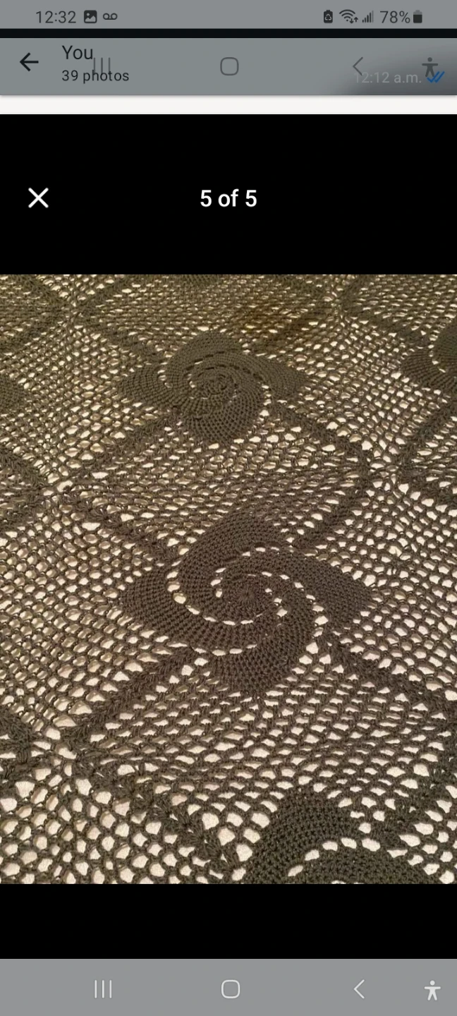 Grey Crochet Bedsheets occasionally used - photo 2