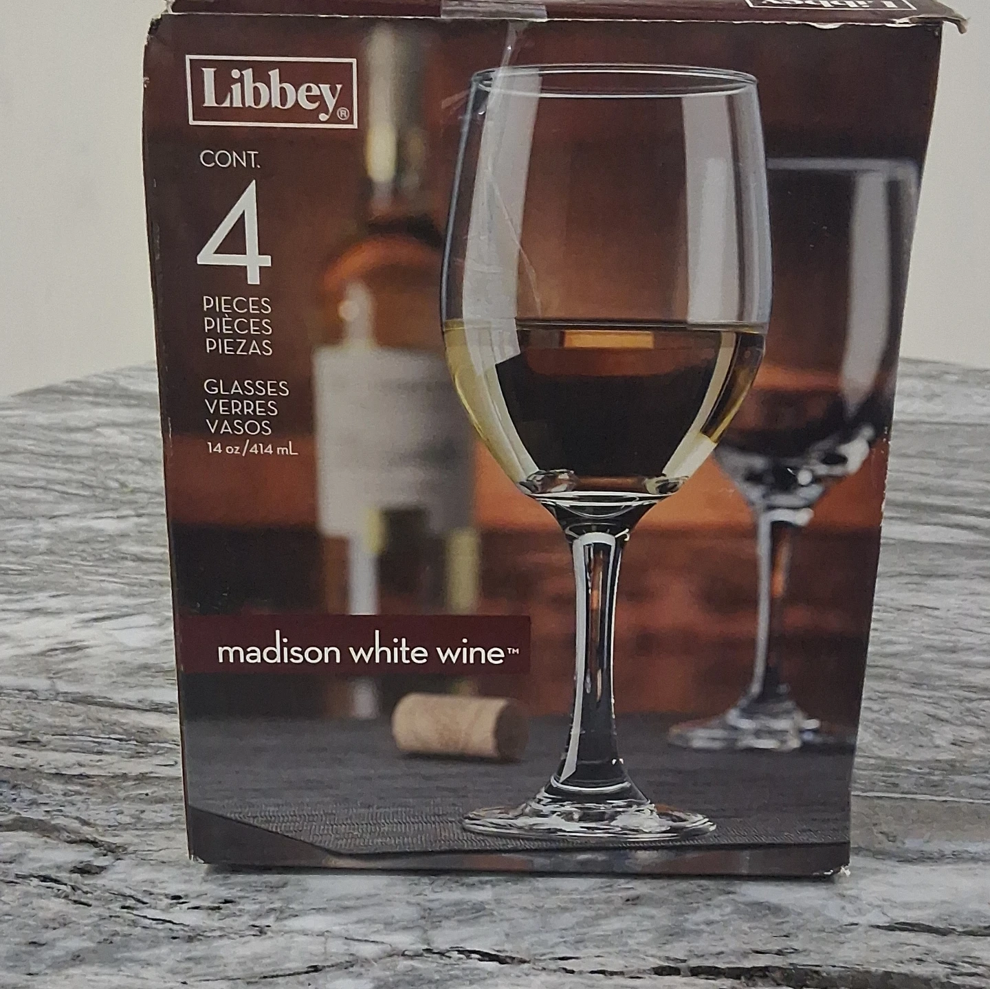 Libbey Madison White Wine Glasses Set of 4 - photo 2