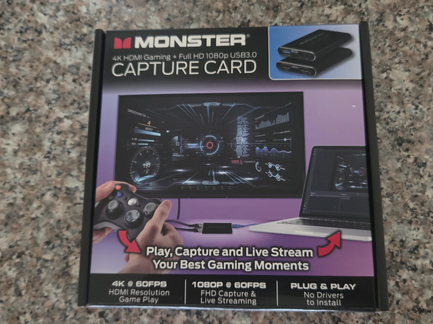 MONSTER 4K HDMI Gaming + Full HD USB 3.0 Capture Card