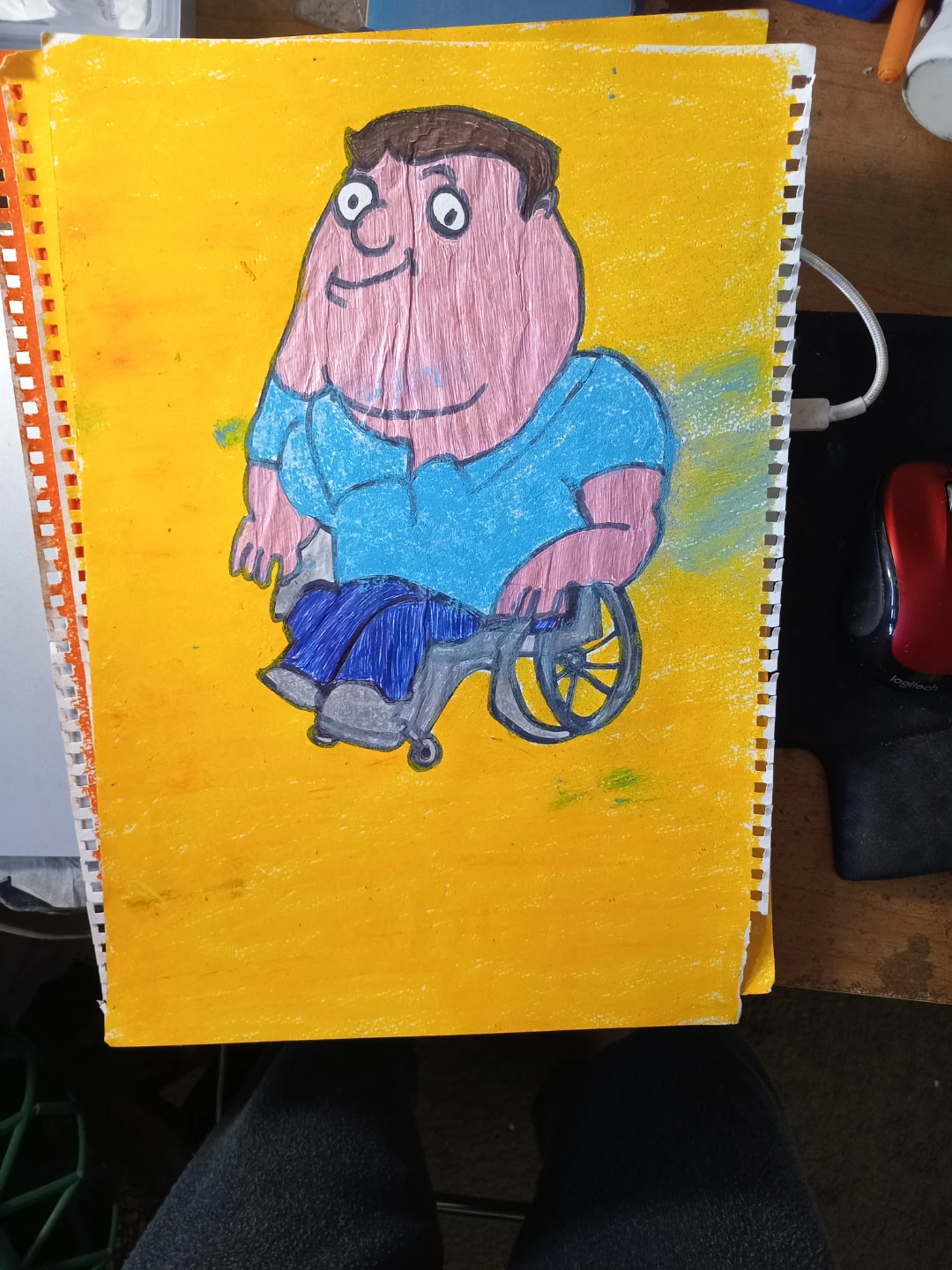 Family GUY DRAWING by Custom Artist Sherwin - photo 3