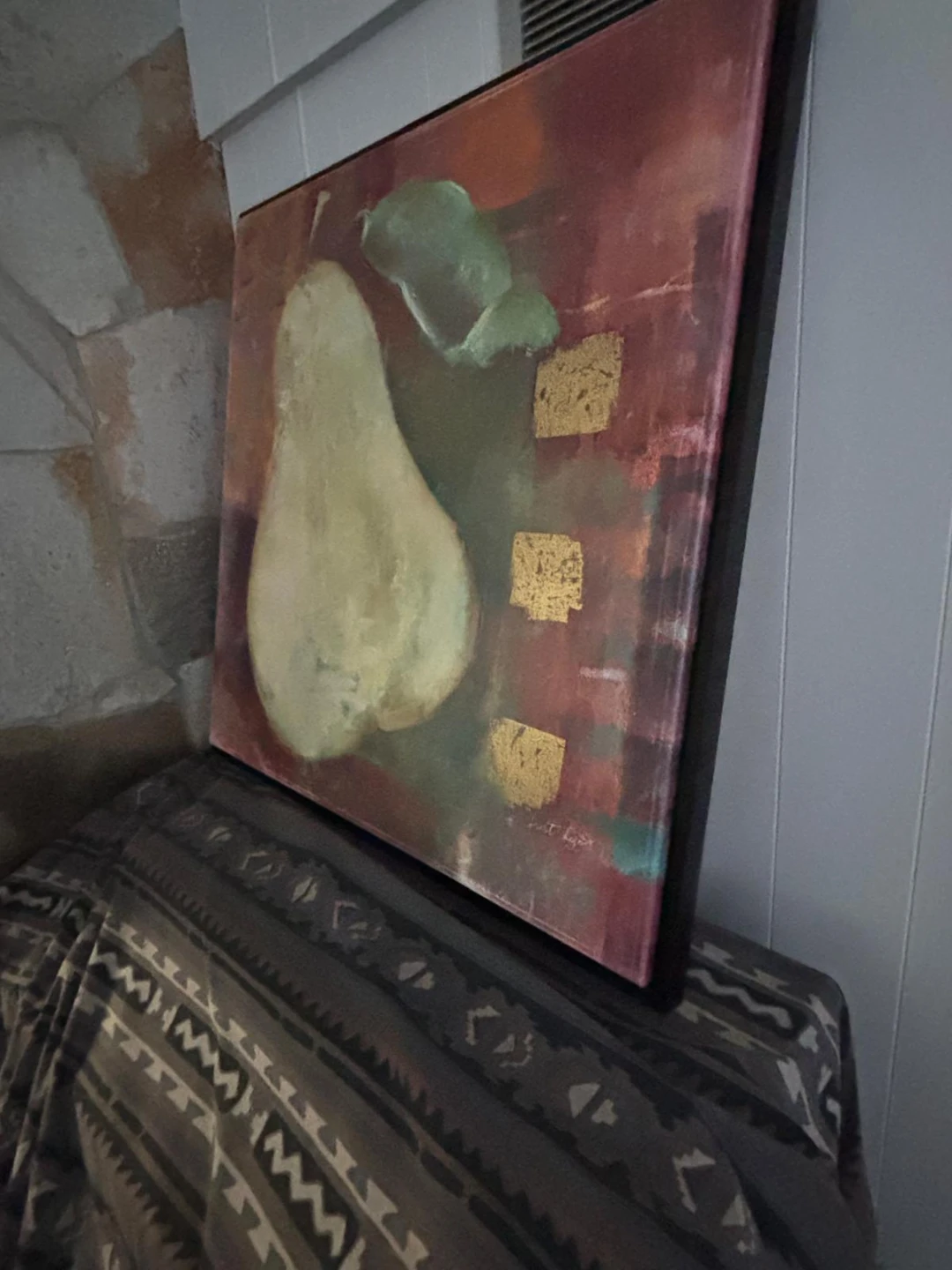 Pear still life canvas art