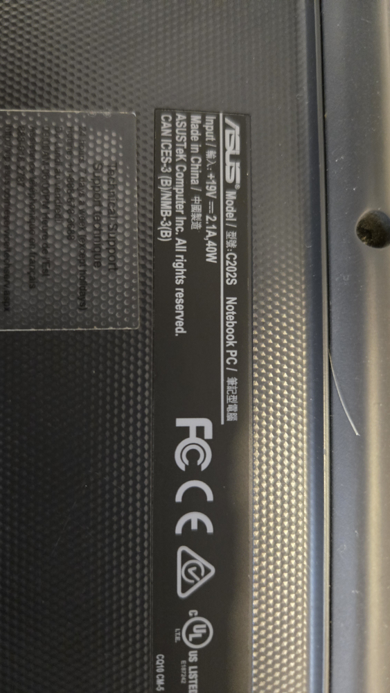 ASUS C202S Chromebook Notebook PC - photo 2