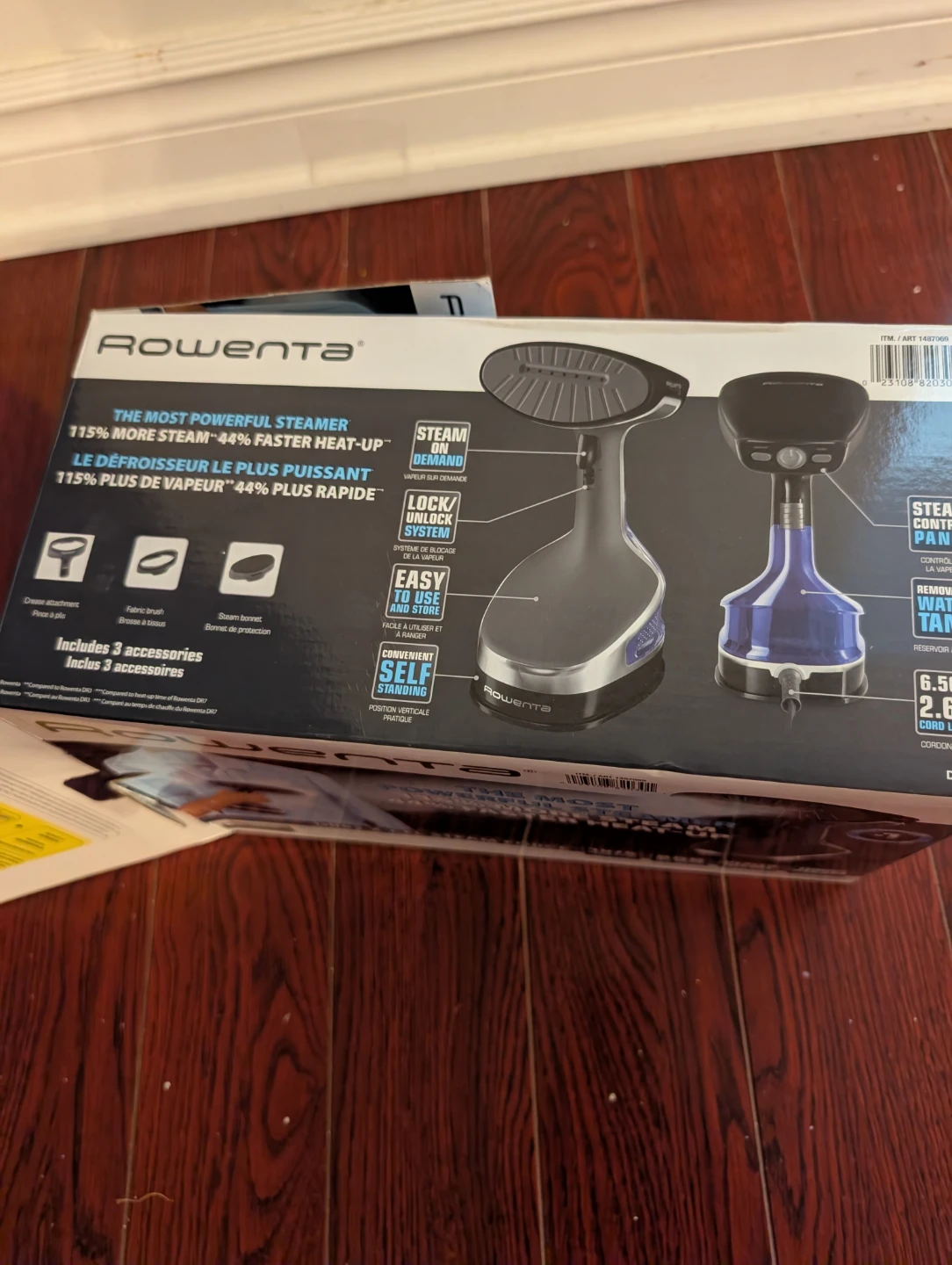 Rowenta DR82 X-CEL Steam Force Handheld Steamer - photo 2