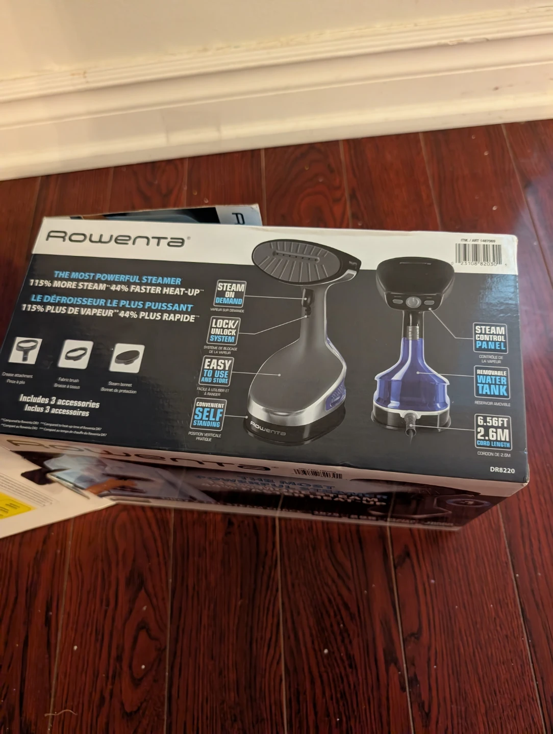 Rowenta DR82 X-CEL Steam Force Handheld Steamer - photo 5