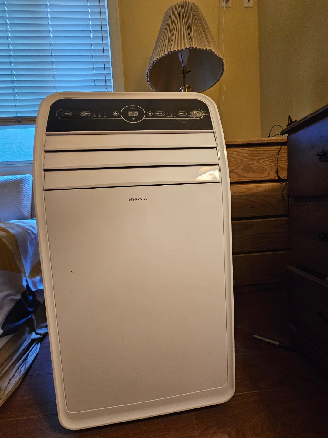 Insignia Portable Air Conditioner with Exhaust Hose and Frame
