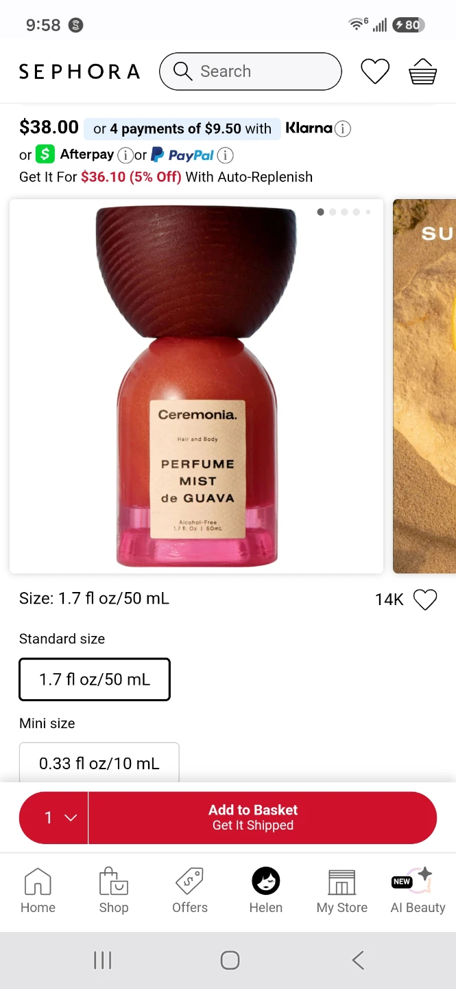 Ceremonia Perfume Mist de Guava Hair & Body ⚽️ - photo 3