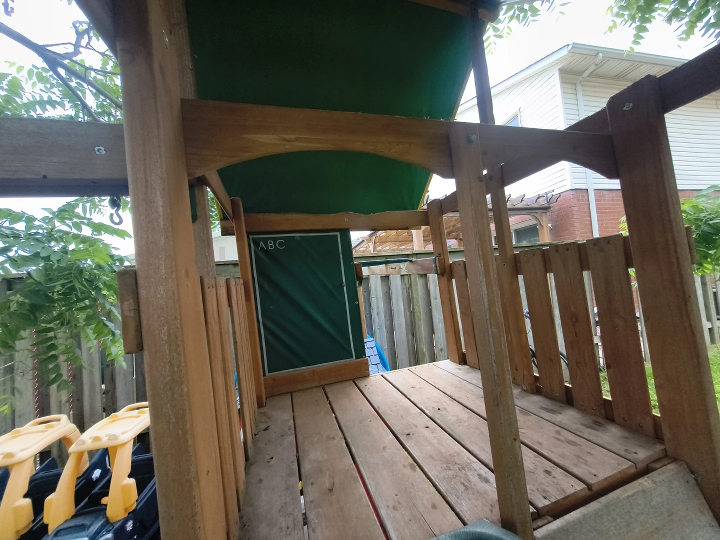 Wooden Playset with Swing and Slide - photo 3