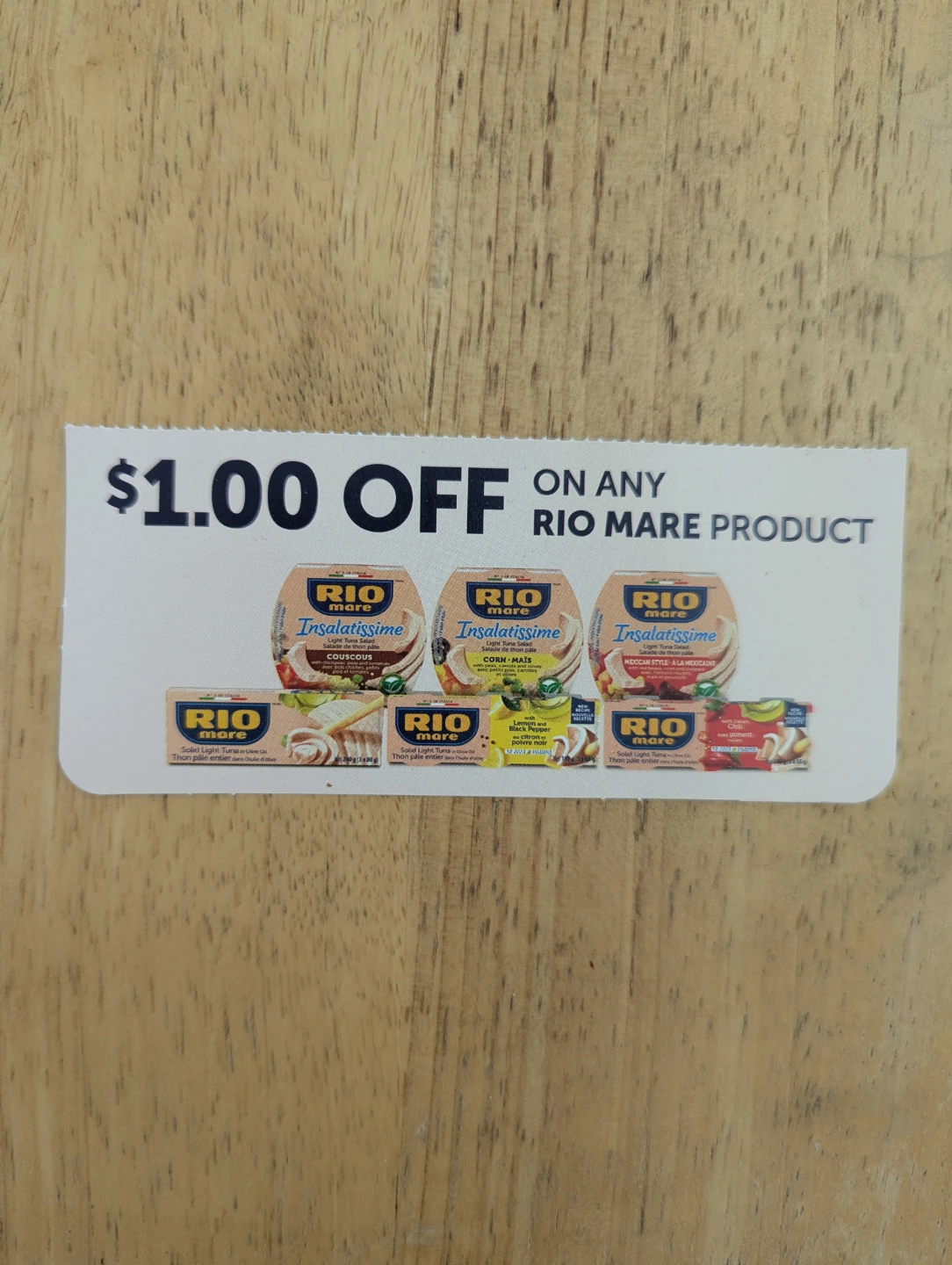 ⚽ $1.00 Off Rio Mare Product Coupon