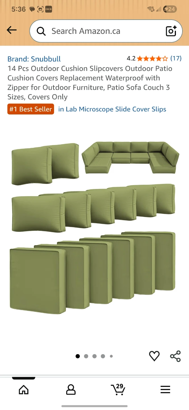 New outdoor couch cushion covers