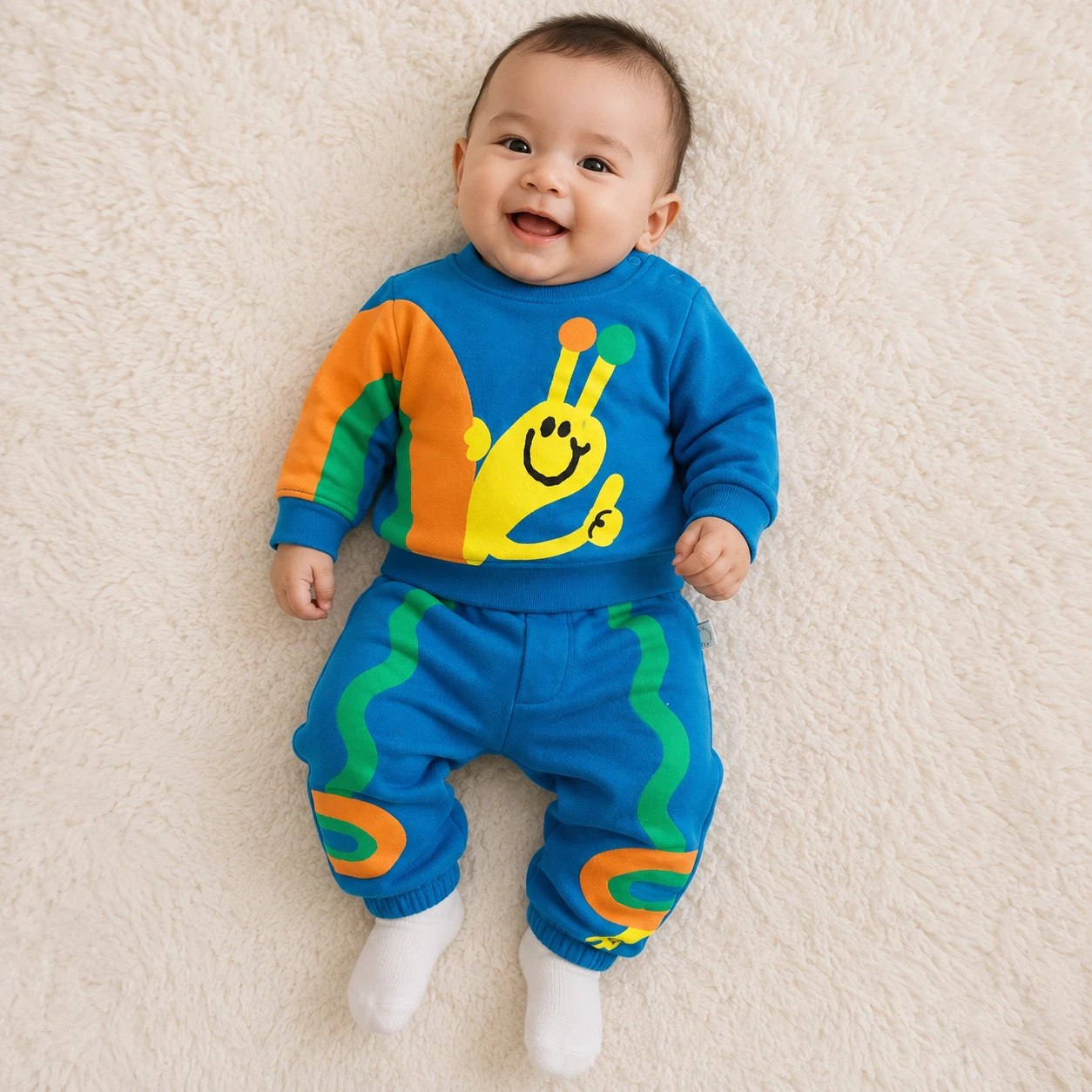 Stella McCartney Baby Snail Sweatshirt & Pants Set