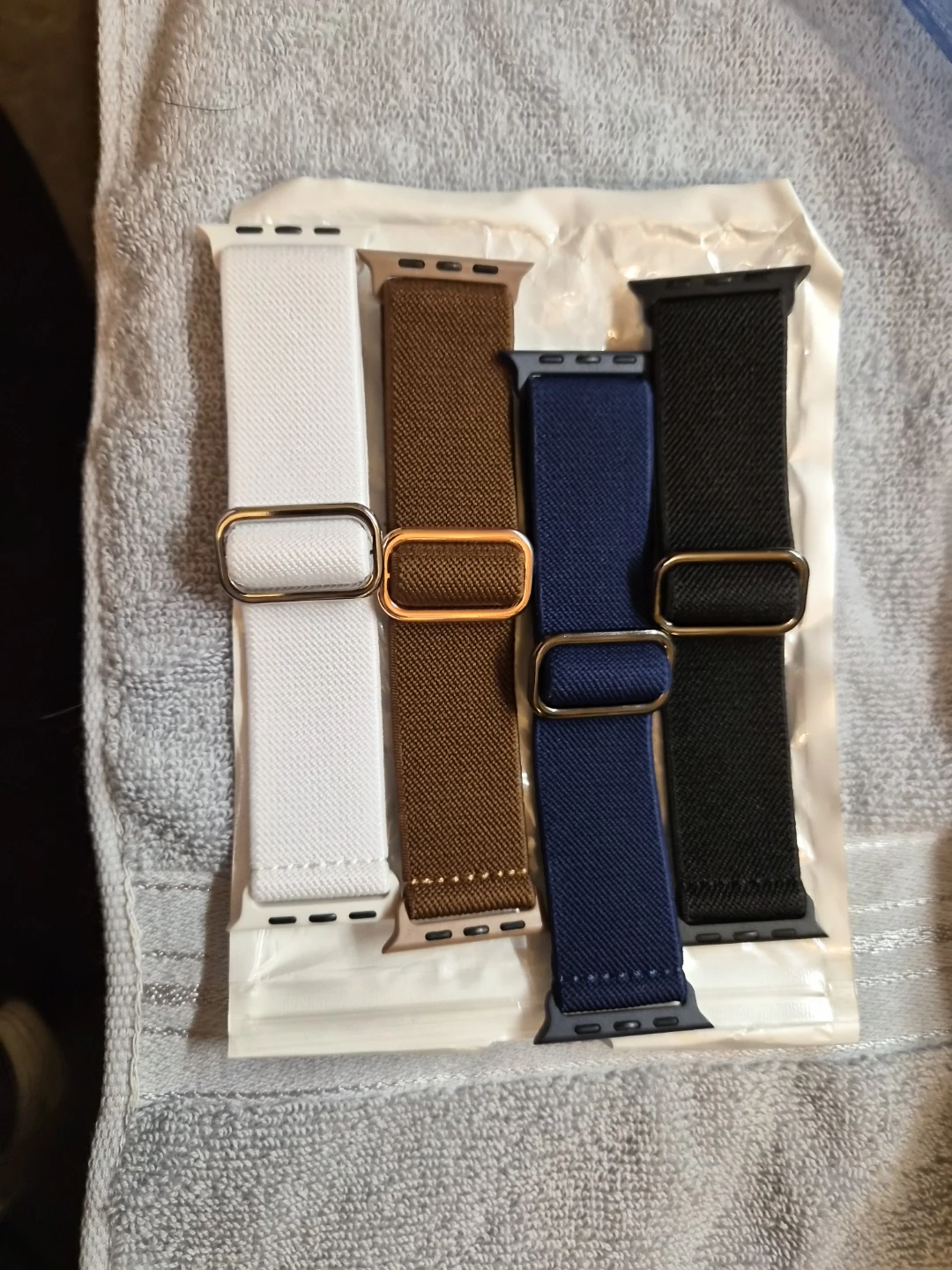 4 Pack Solo Loop Elastic Watch Bands