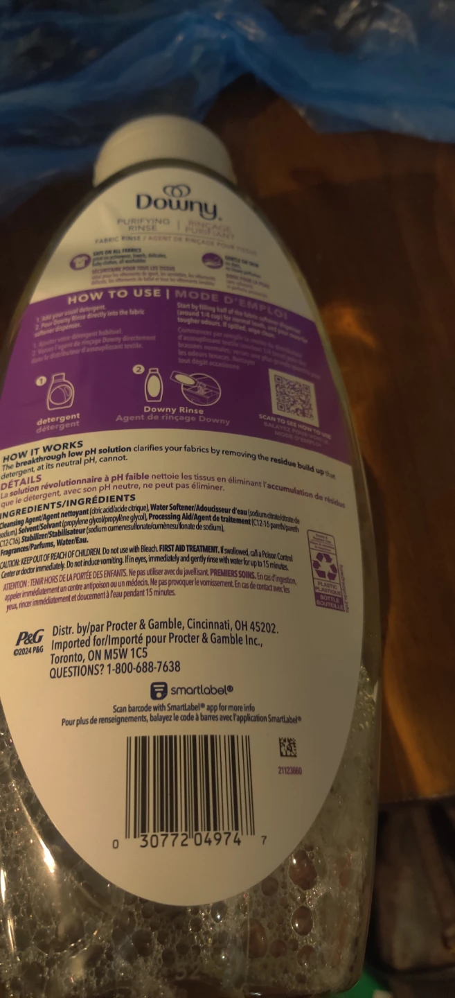 Downy Purifying Rinse Fabric Rinse - Fresh Lavender 1.43L - photo 3