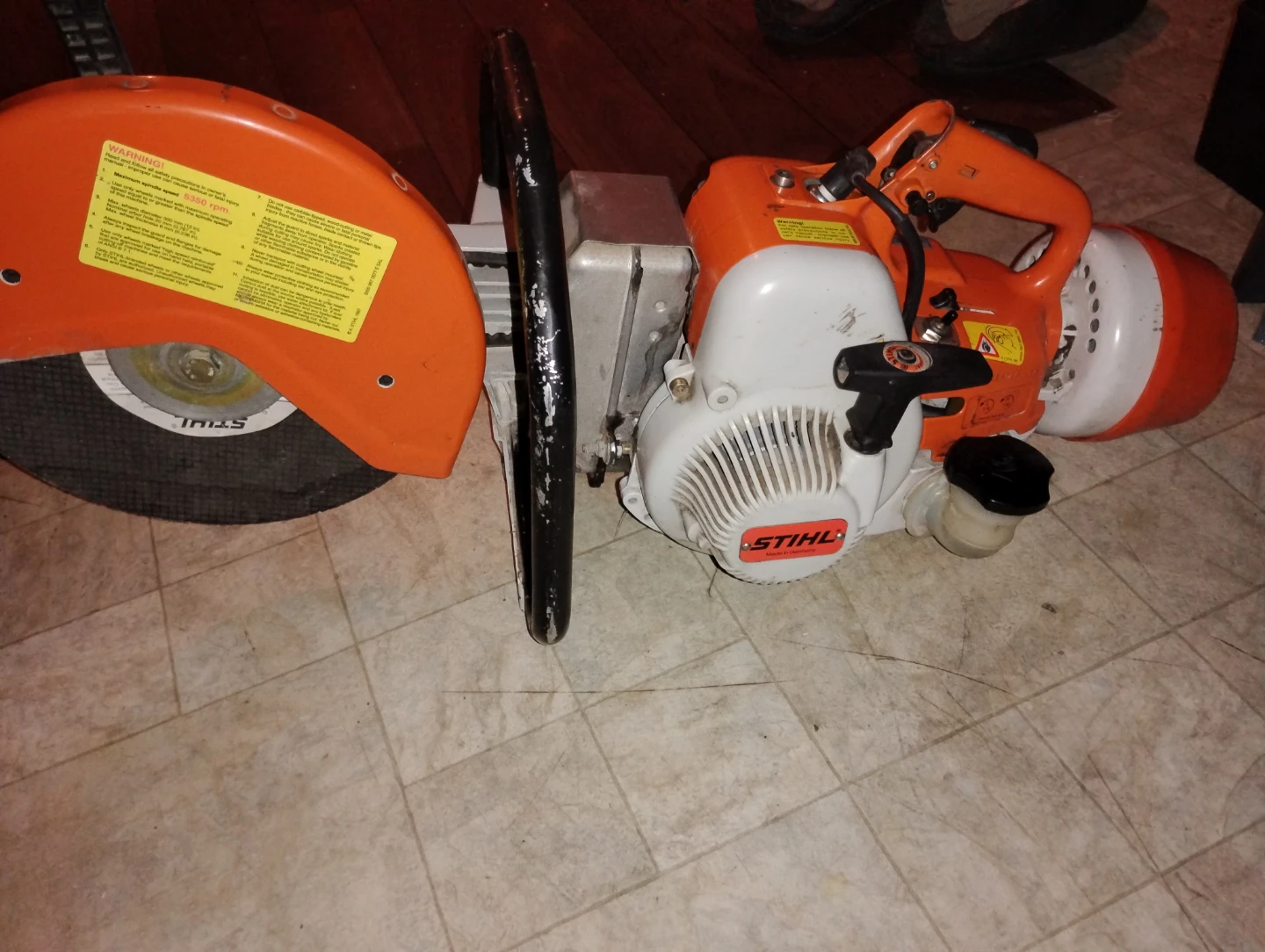 STIHL TS 350 Cut-Off Saw - photo 2