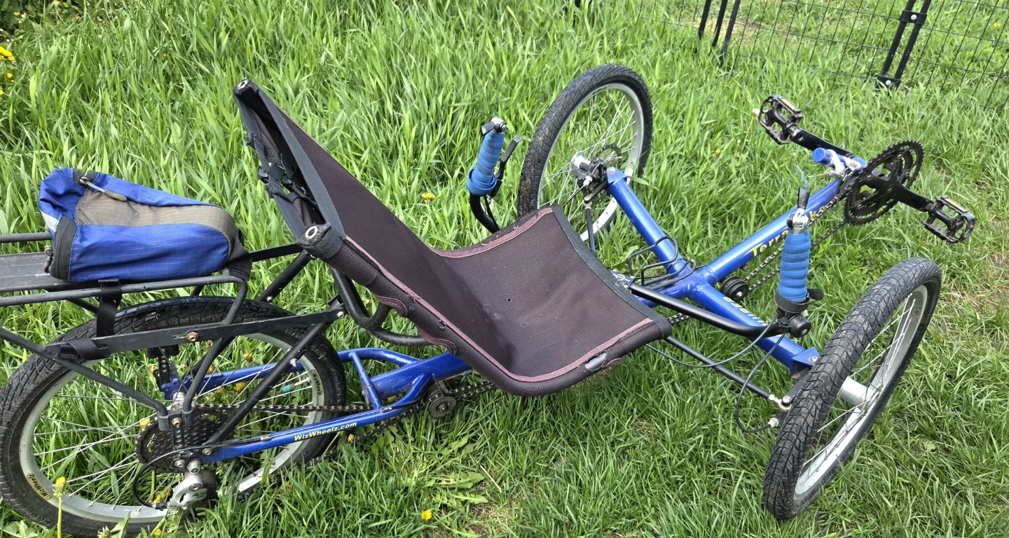 Blue TerraTrike Cruiser Recumbent Trike - photo 3